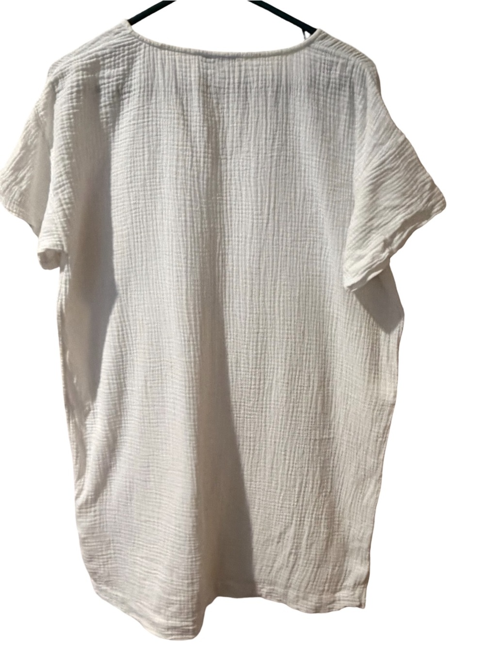 Madewell%100 Cotton Waffle Gauze Cover-Up Tunic Dress - Picture 4 of 7